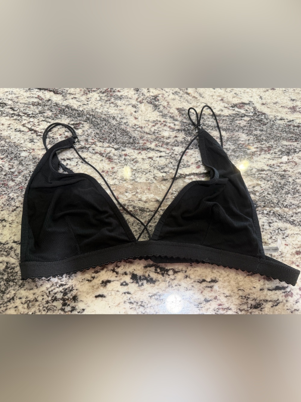 NWOT- Outform Under Black Triangle Bralette - size S